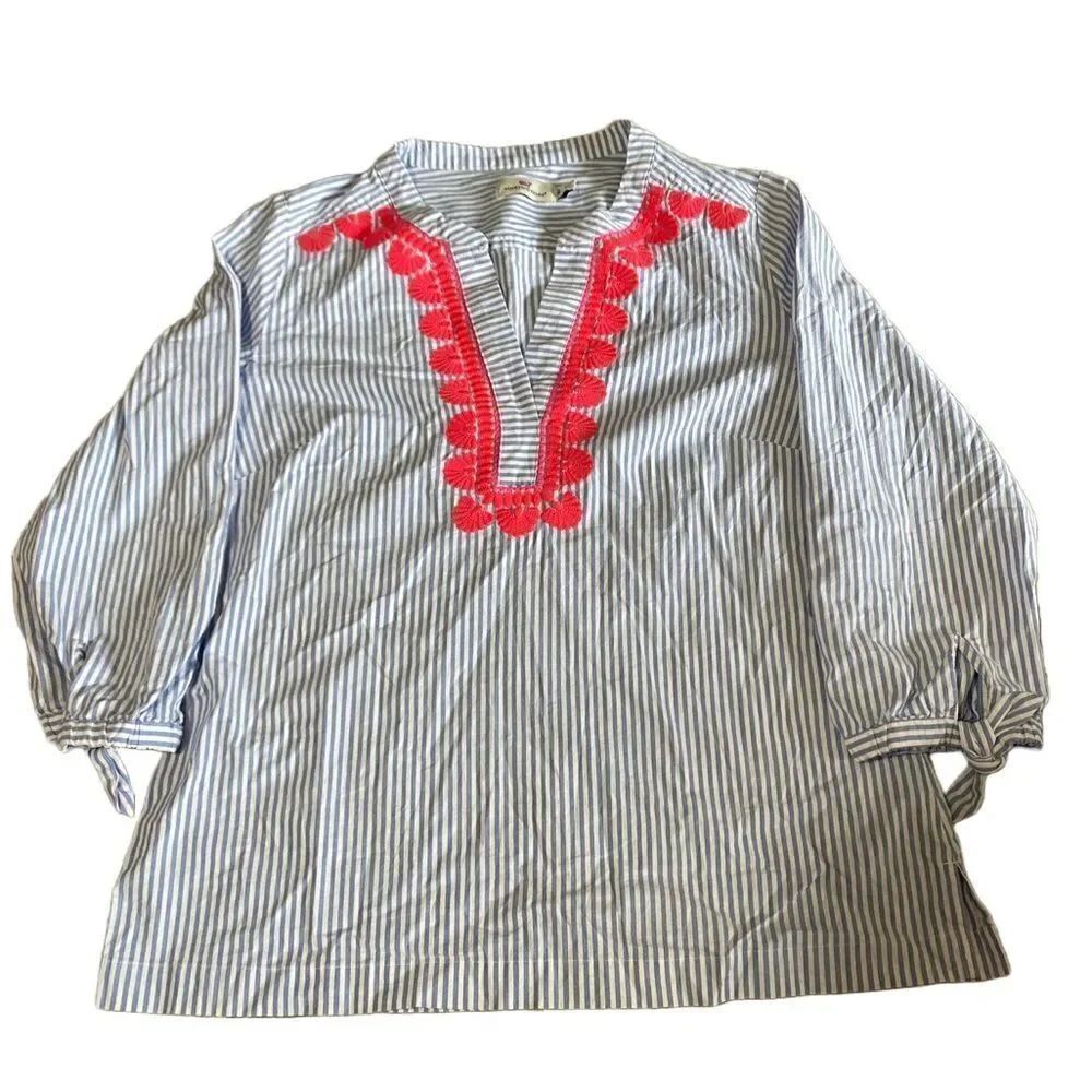 Womens Vineyard Vines Striped Blouse